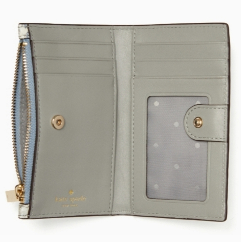 Kate Spade Hayes Street Snake-Embossed Wallet - Picture 3 of 11